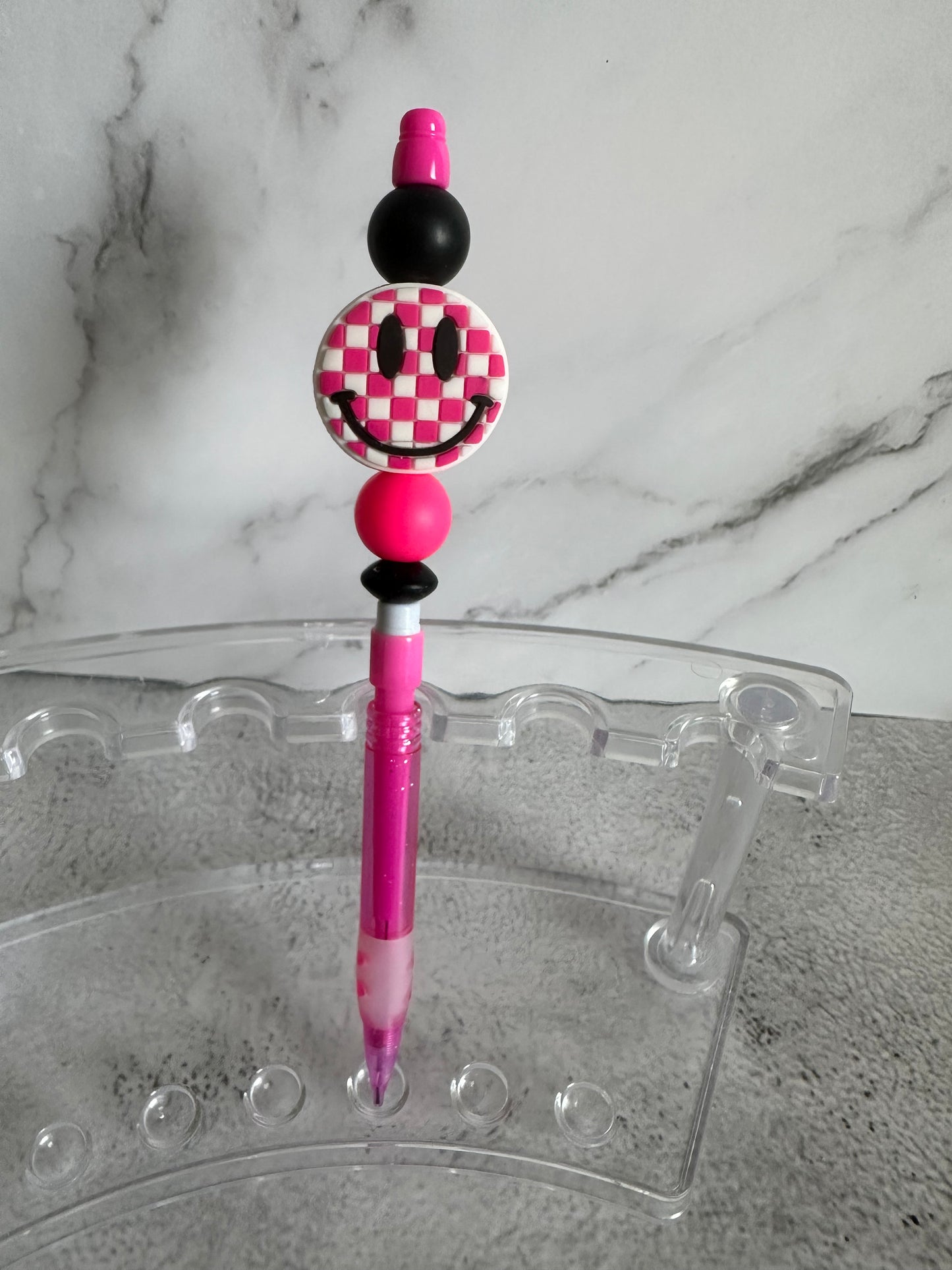 Beaded mechanical pencils