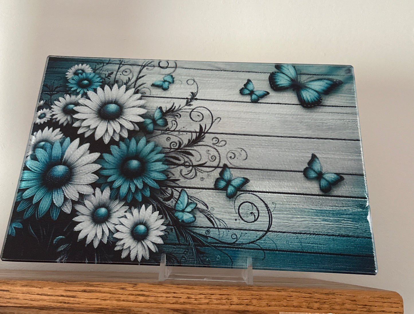 Sublimated glass cutting boards