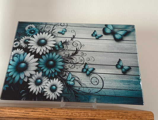 Sublimated glass cutting boards