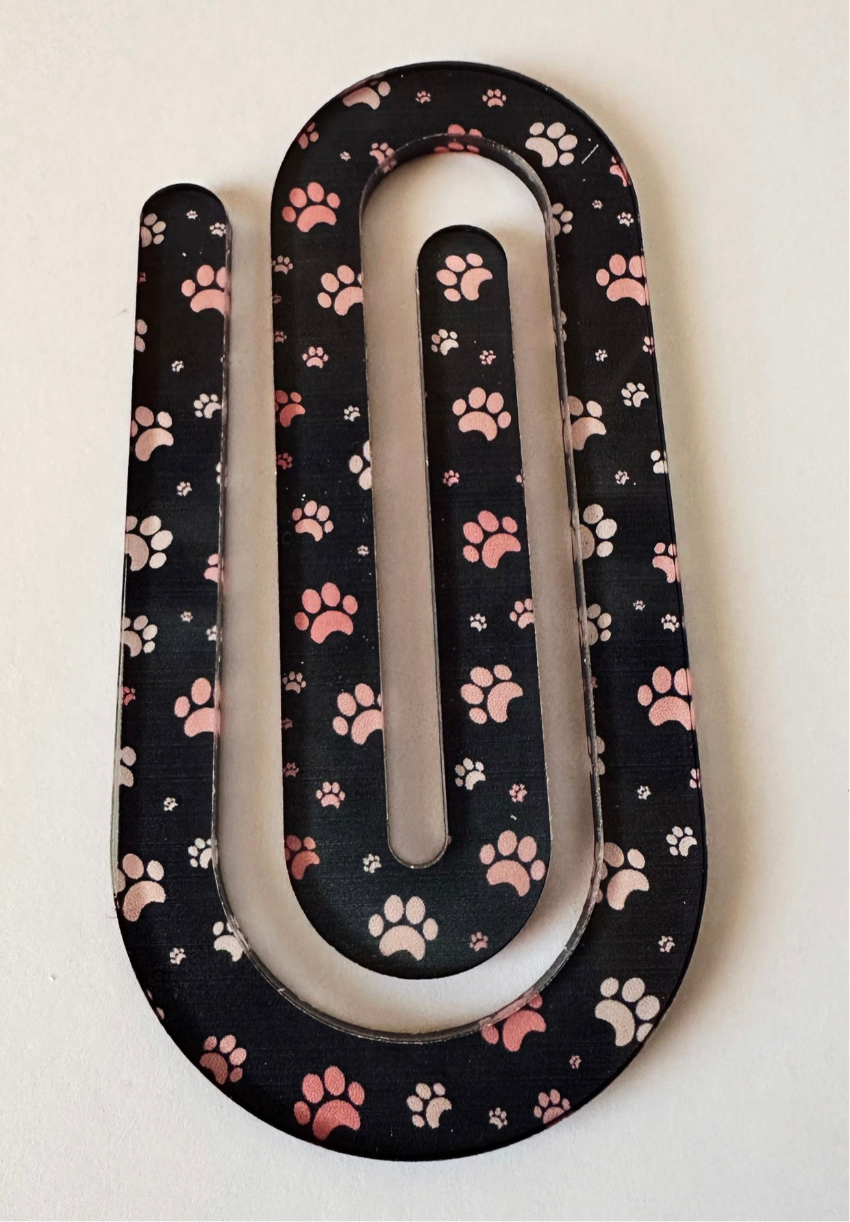 Large acrylic paper clips