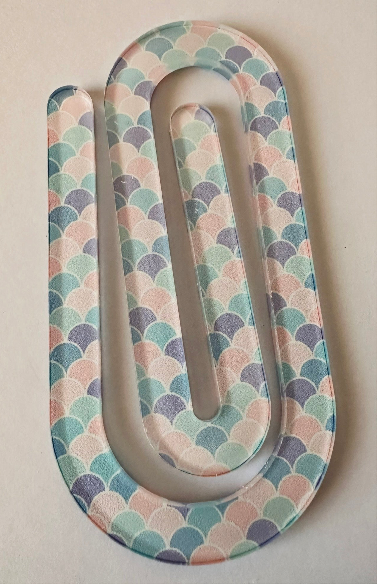 Large acrylic paper clips