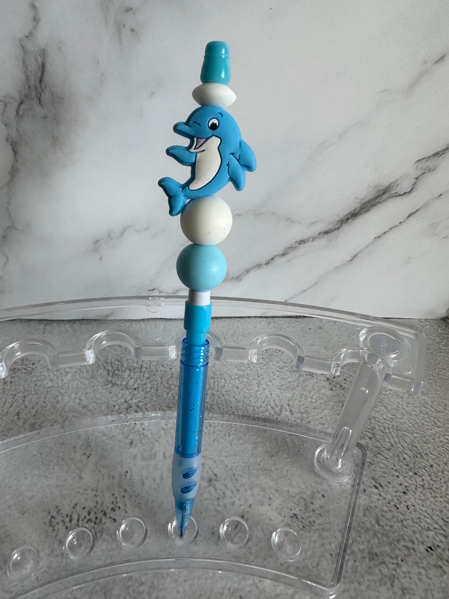 Beaded mechanical pencils