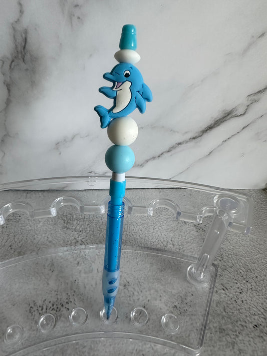 Beaded mechanical pencils