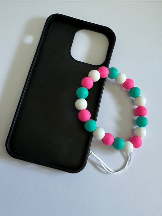 Wristlet phone charm